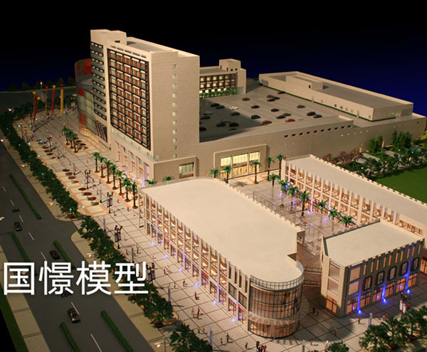 得荣县建筑模型