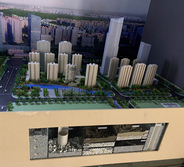 得荣县建筑模型